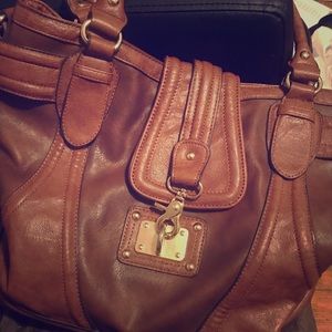 Brown Leather Shoulder Strap Bag